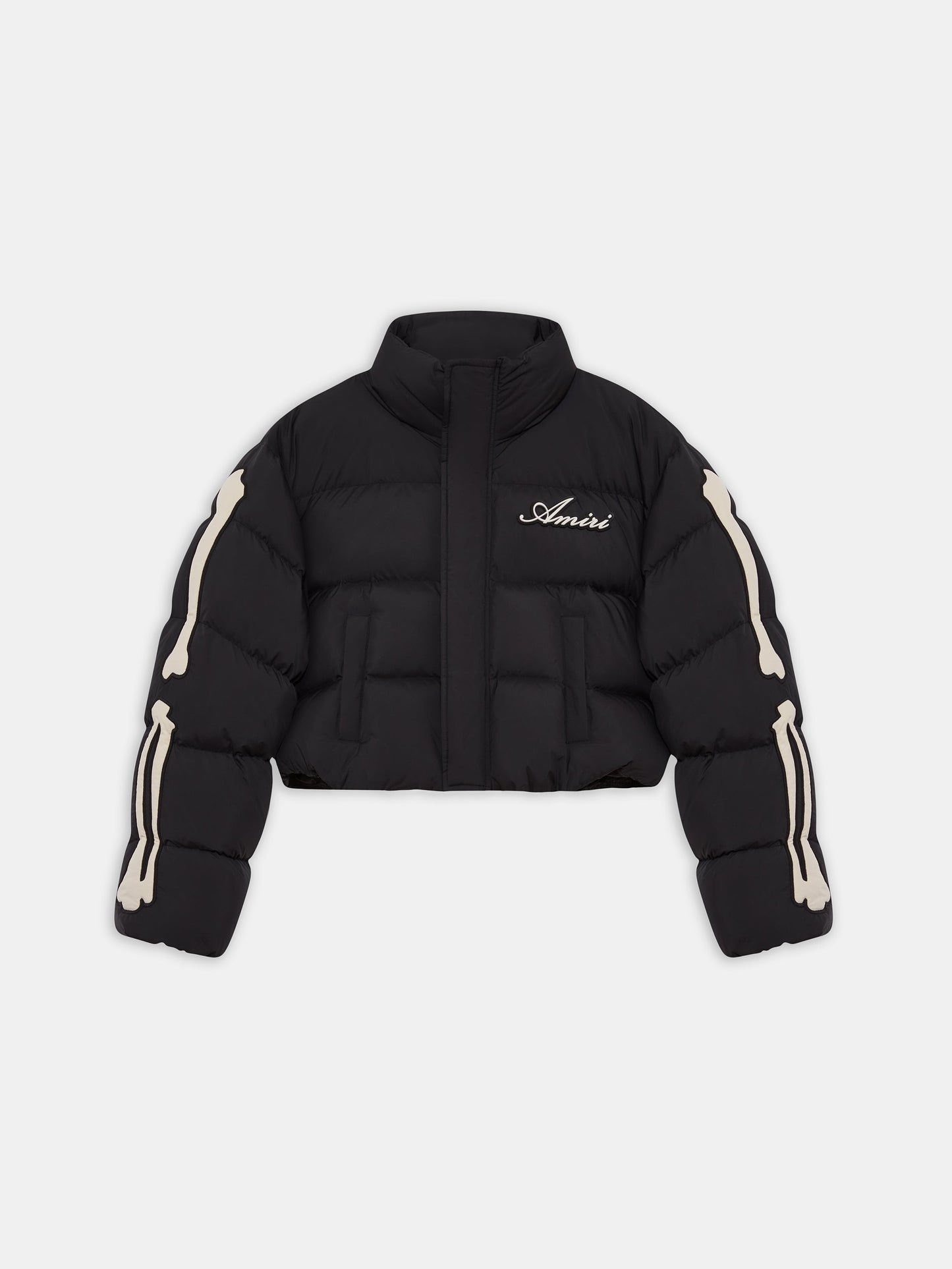 Bones Cropped Down Jacket - Black | Amiri Popular Choice