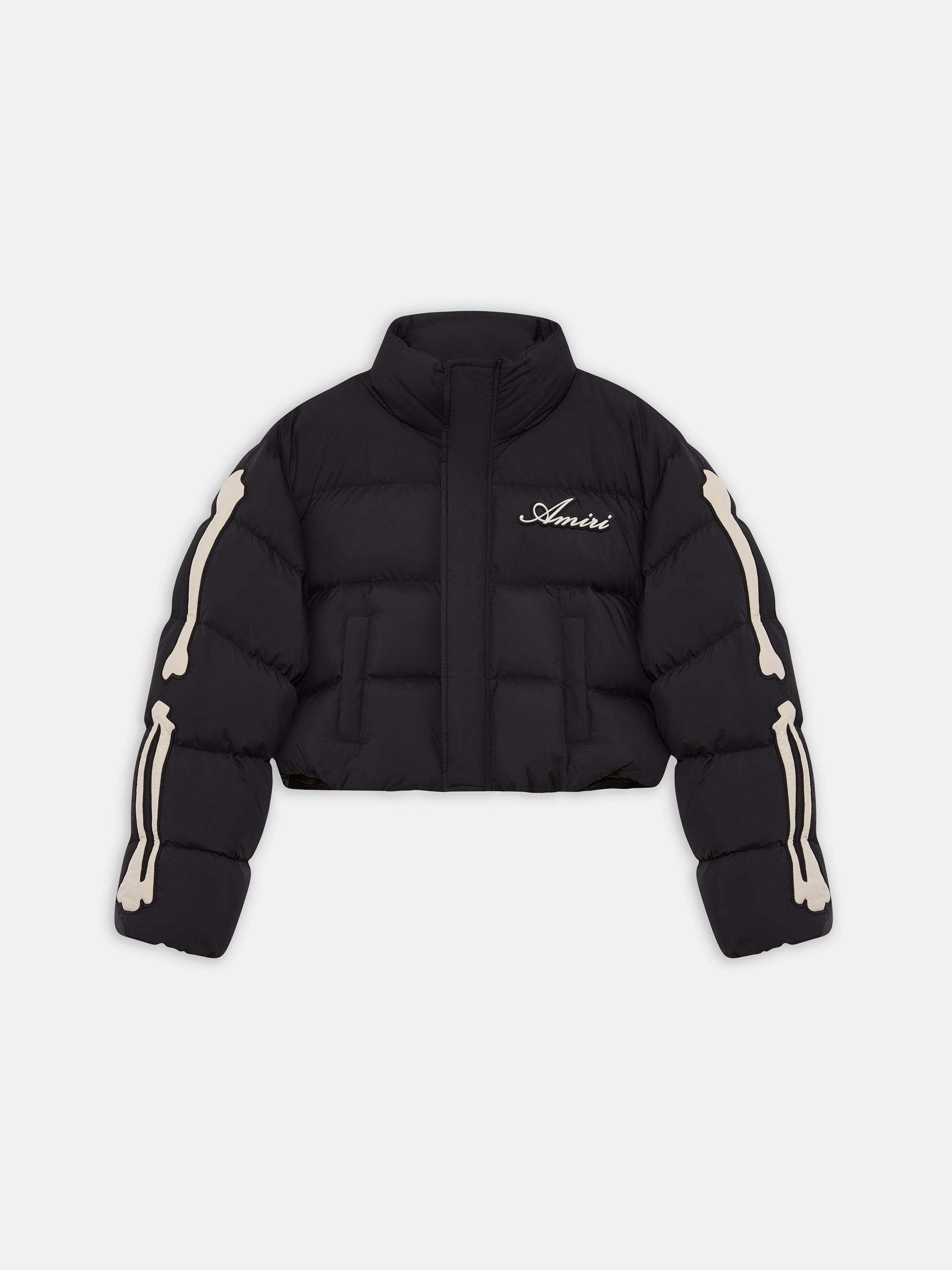 Bones Cropped Down Jacket - Black | Amiri Popular Choice