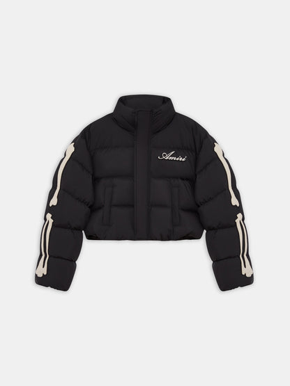 Bones Cropped Down Jacket - Black | Amiri Popular Choice