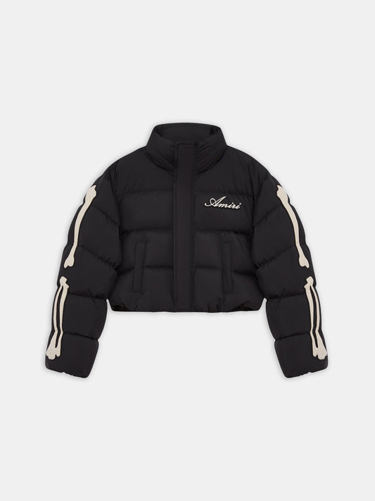 Bones Cropped Down Jacket - Black | Amiri Popular Choice