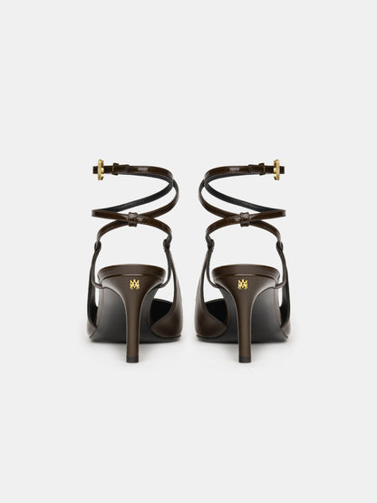 Ma Kitten Heel - Chocolate | Amiri Affordable