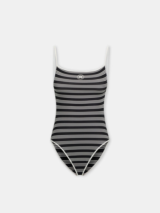 Ma Striped One Piece - Black | Amiri Value