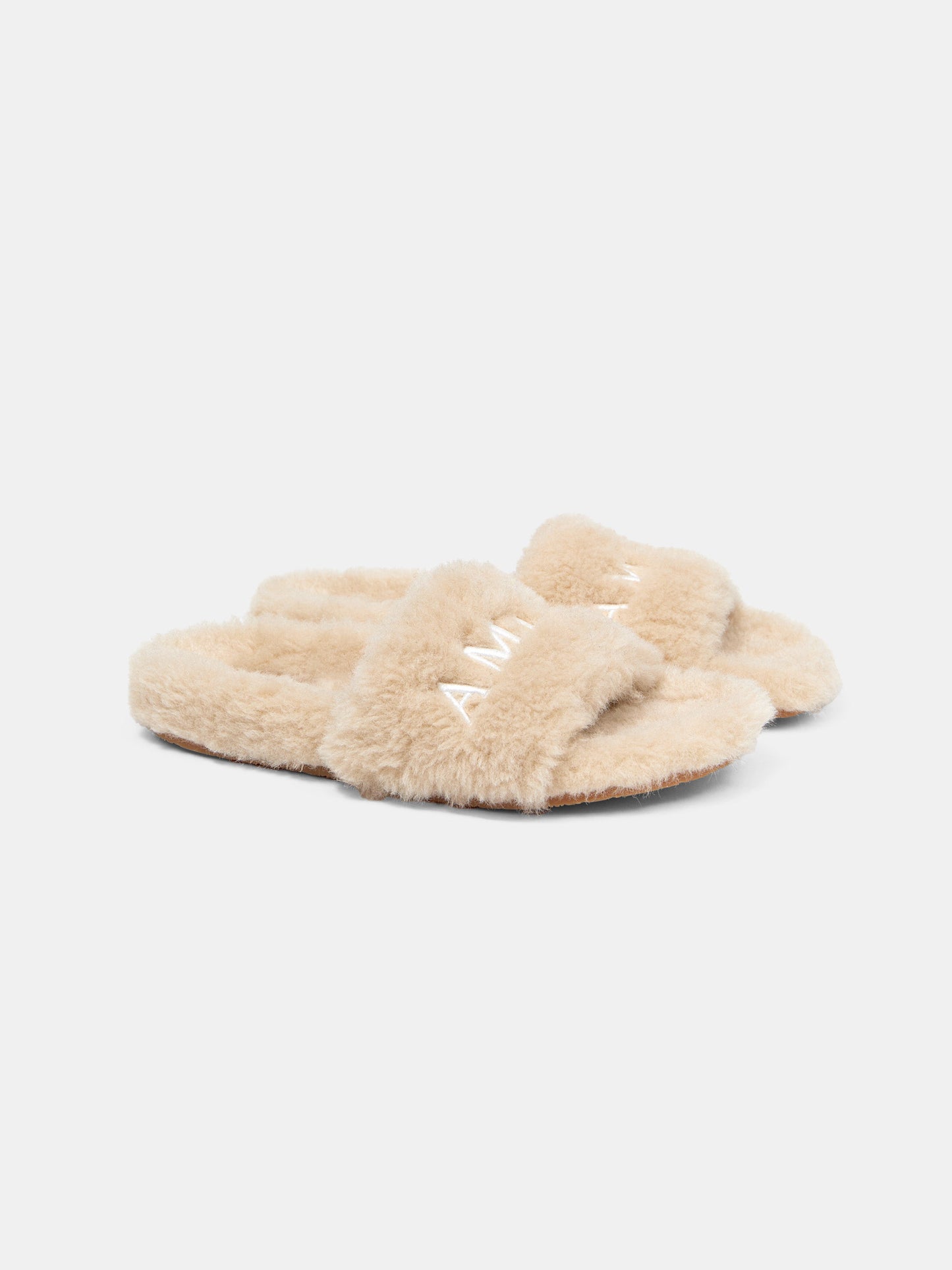 Amiri Shearling Slide - Natural | Amiri Popular Choice