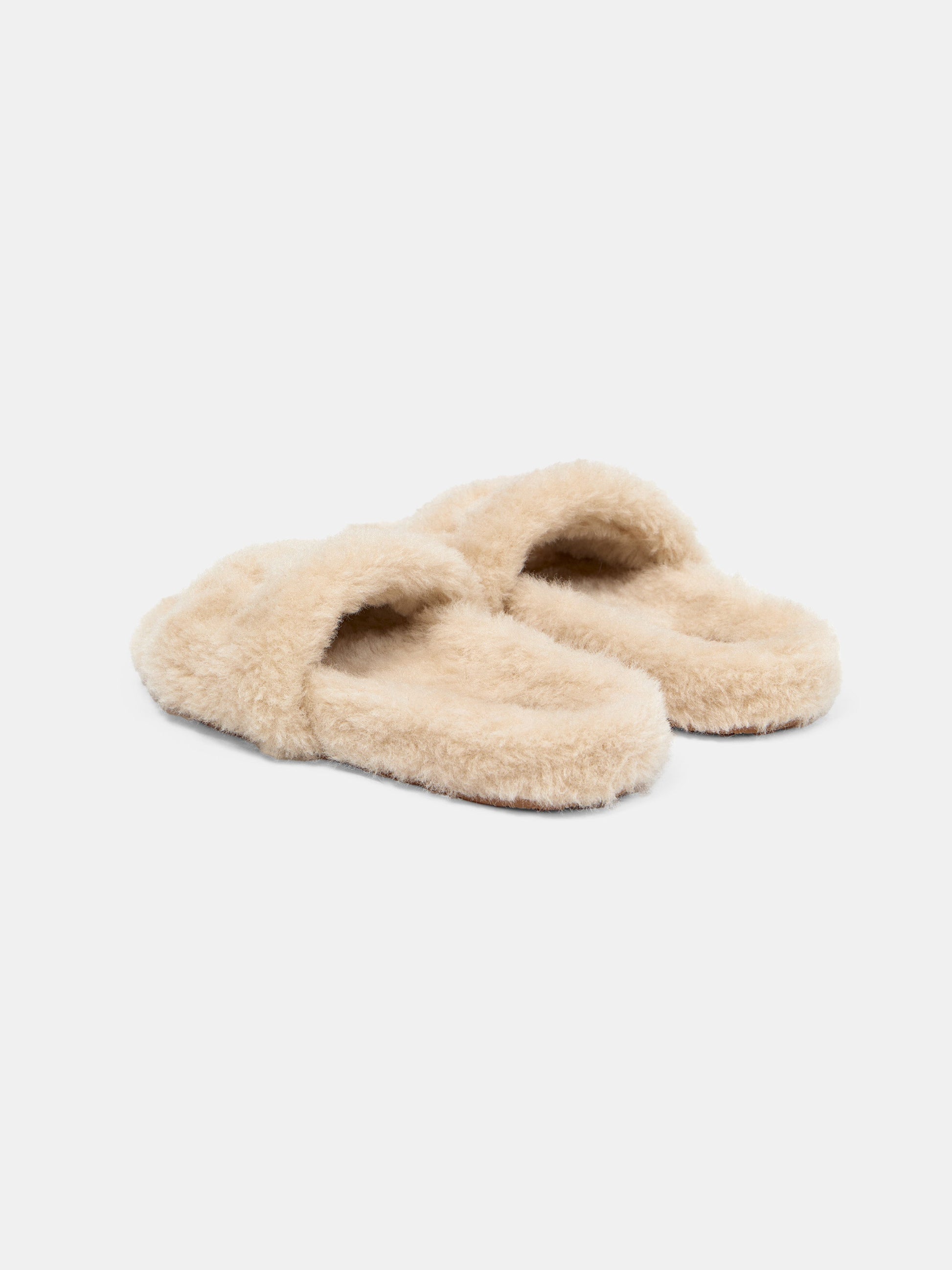 Amiri Shearling Slide - Natural | Amiri Popular Choice
