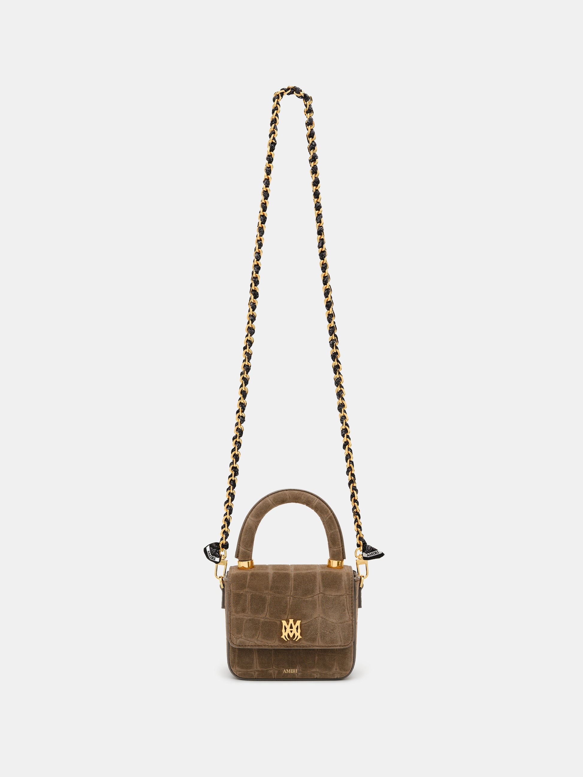 Bandana Silk Chain Strap - Black Gold | Amiri Best Seller