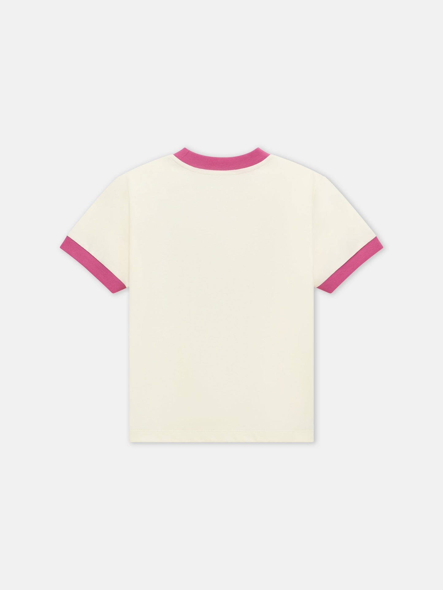 Amiri Staggered Ringer Tee - Ivory | Amiri Online