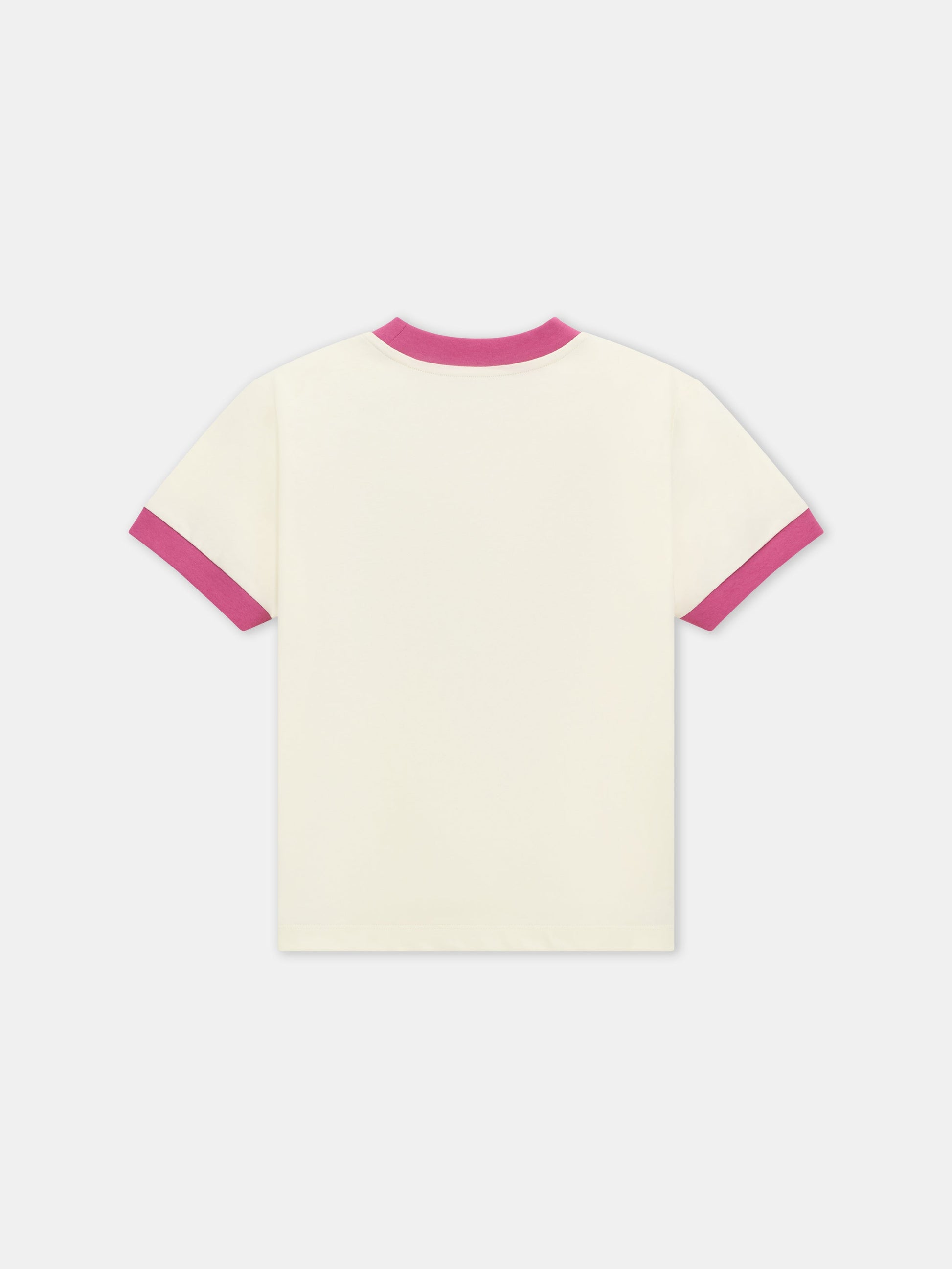 Amiri Staggered Ringer Tee - Ivory | Amiri Online