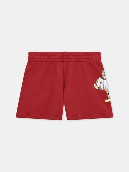 Amiri Tiger Sweatshort - Ruby | Amiri Great Deal