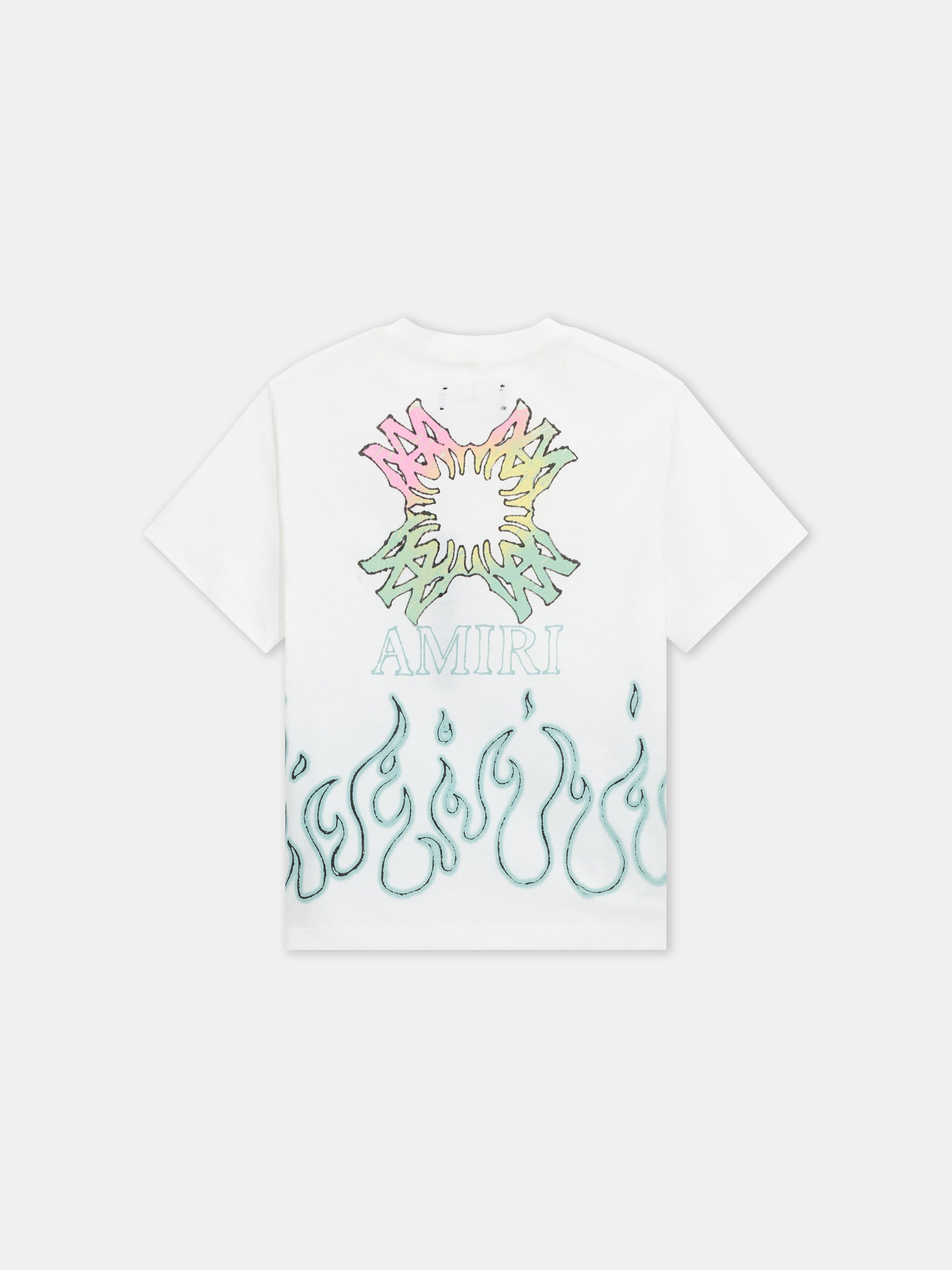 Ma Quad Flames Oversized Tee - Ivory | Amiri Special Offer