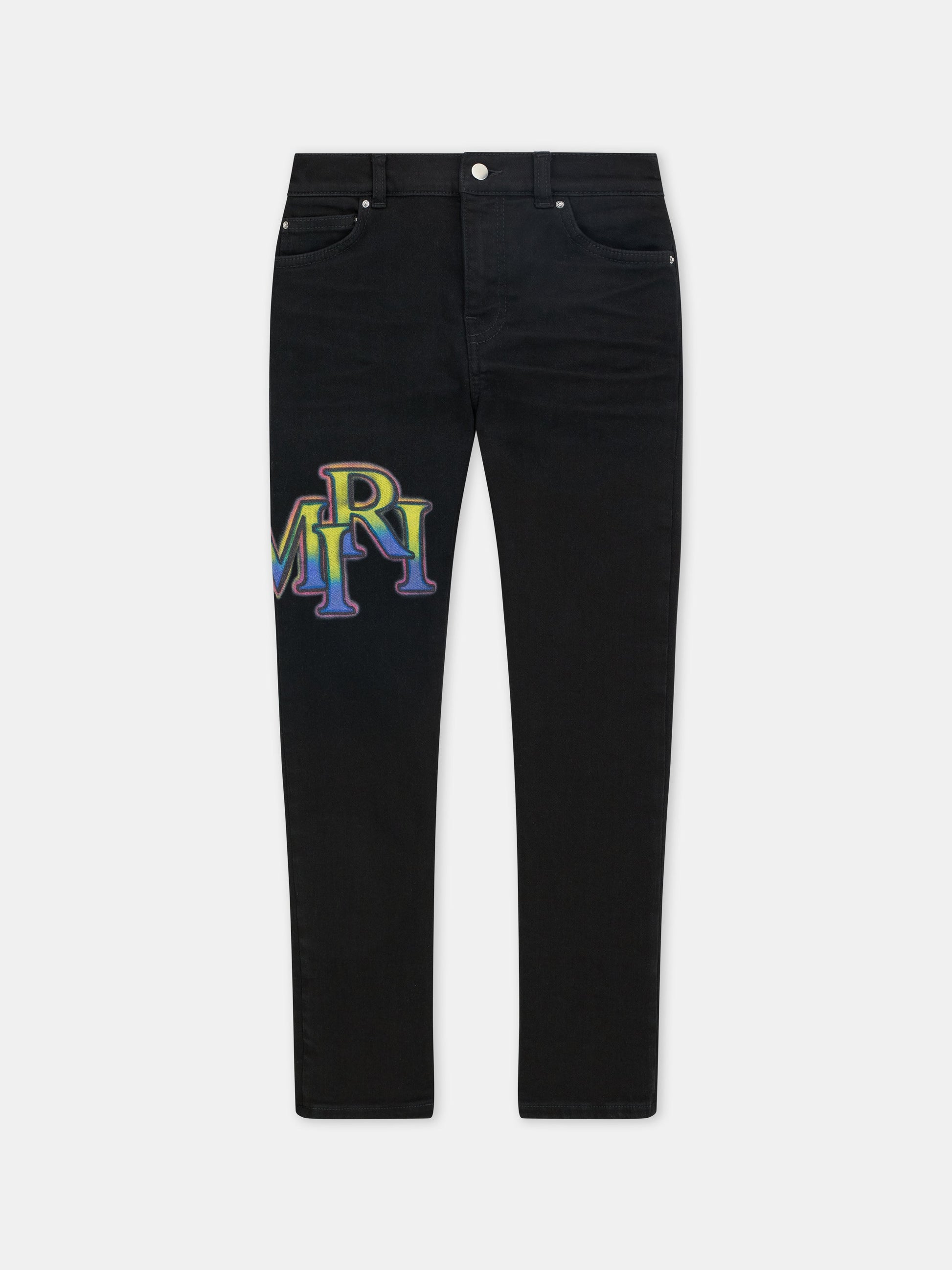 Amiri Staggered Jean - Washed Black | Amiri Featured