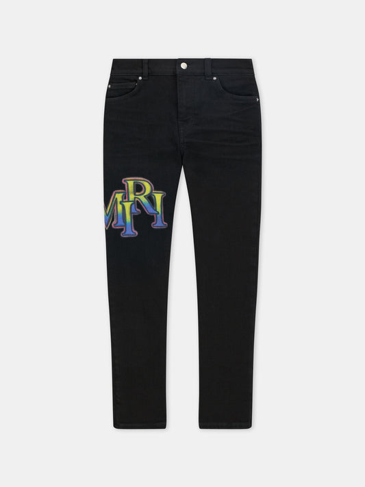 Amiri Staggered Jean - Washed Black | Amiri Featured
