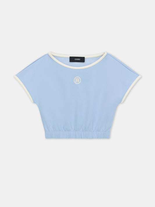 Round Ma Short Sleeve Top - Skyline Blue | Amiri Popular Choice