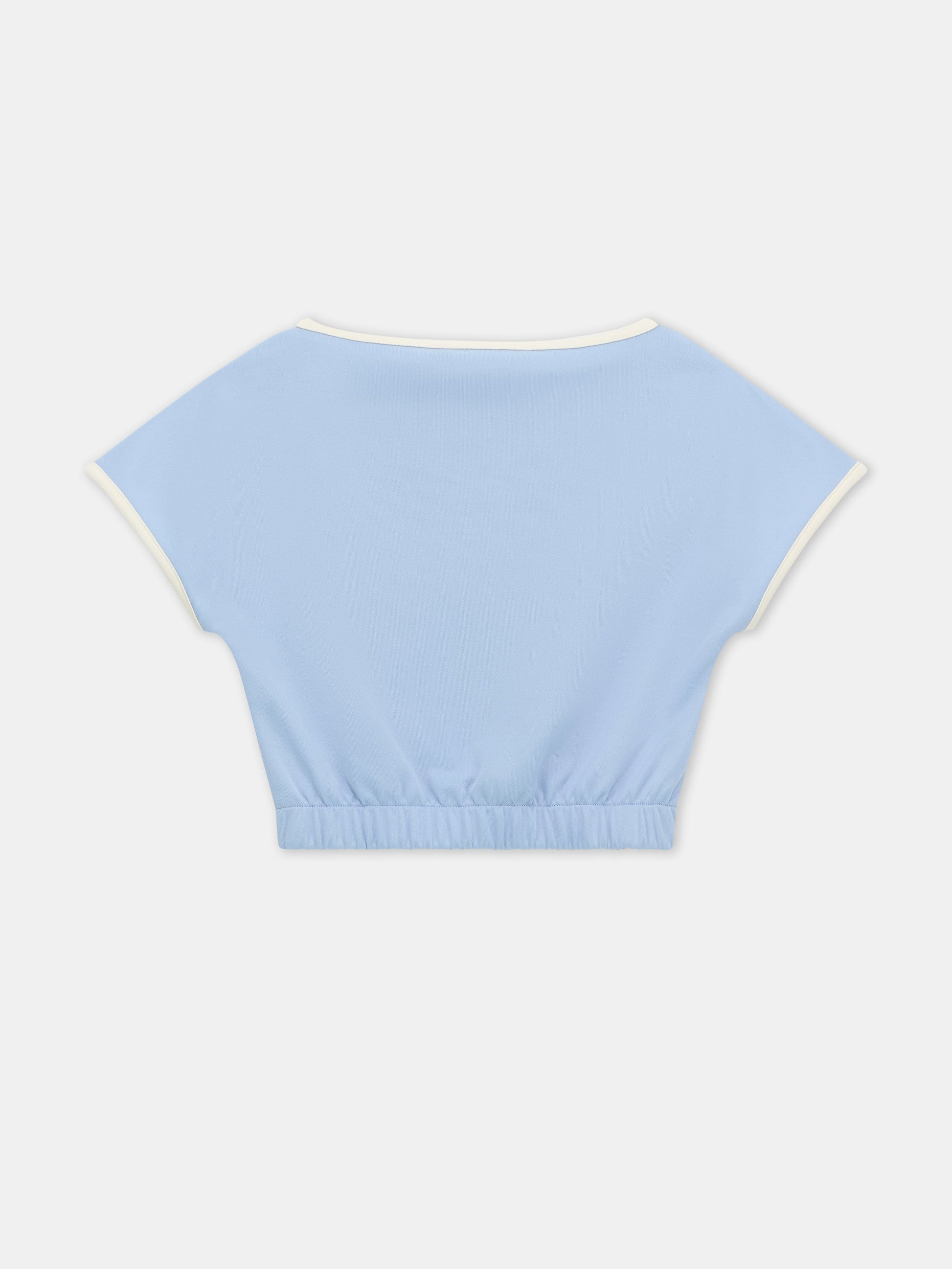 Round Ma Short Sleeve Top - Skyline Blue | Amiri Popular Choice