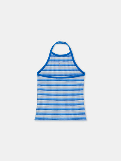 Ma Striped Top - Blue | Amiri Online