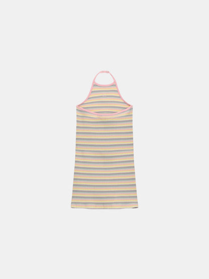 Ma Stripe Halter Dress - Multi | Amiri Value