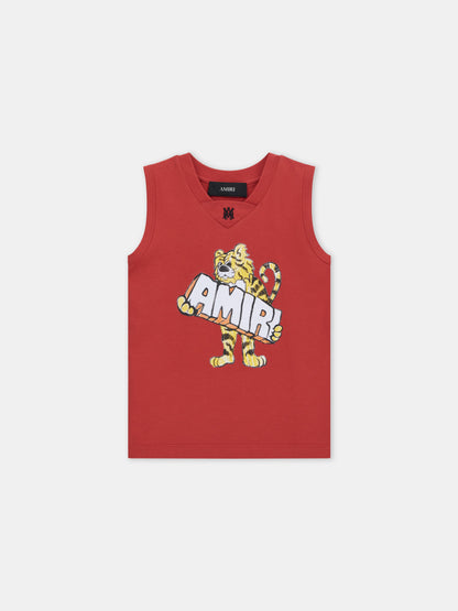 Amiri Tiger Tank - Ruby | Amiri Affordable