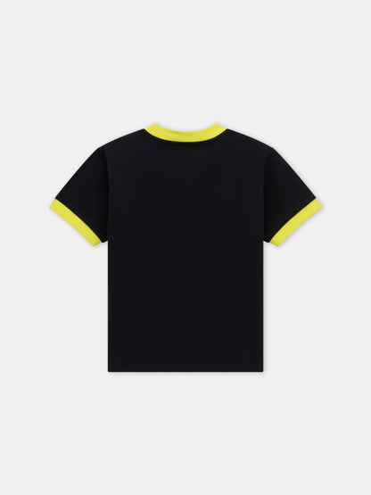 Amiri Staggered Ringer Tee - Black | Amiri Special Offer