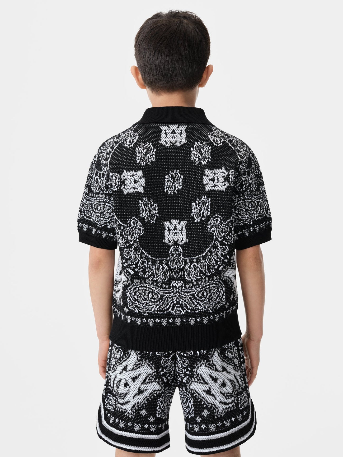 Bandana Polo - Black | Amiri Affordable