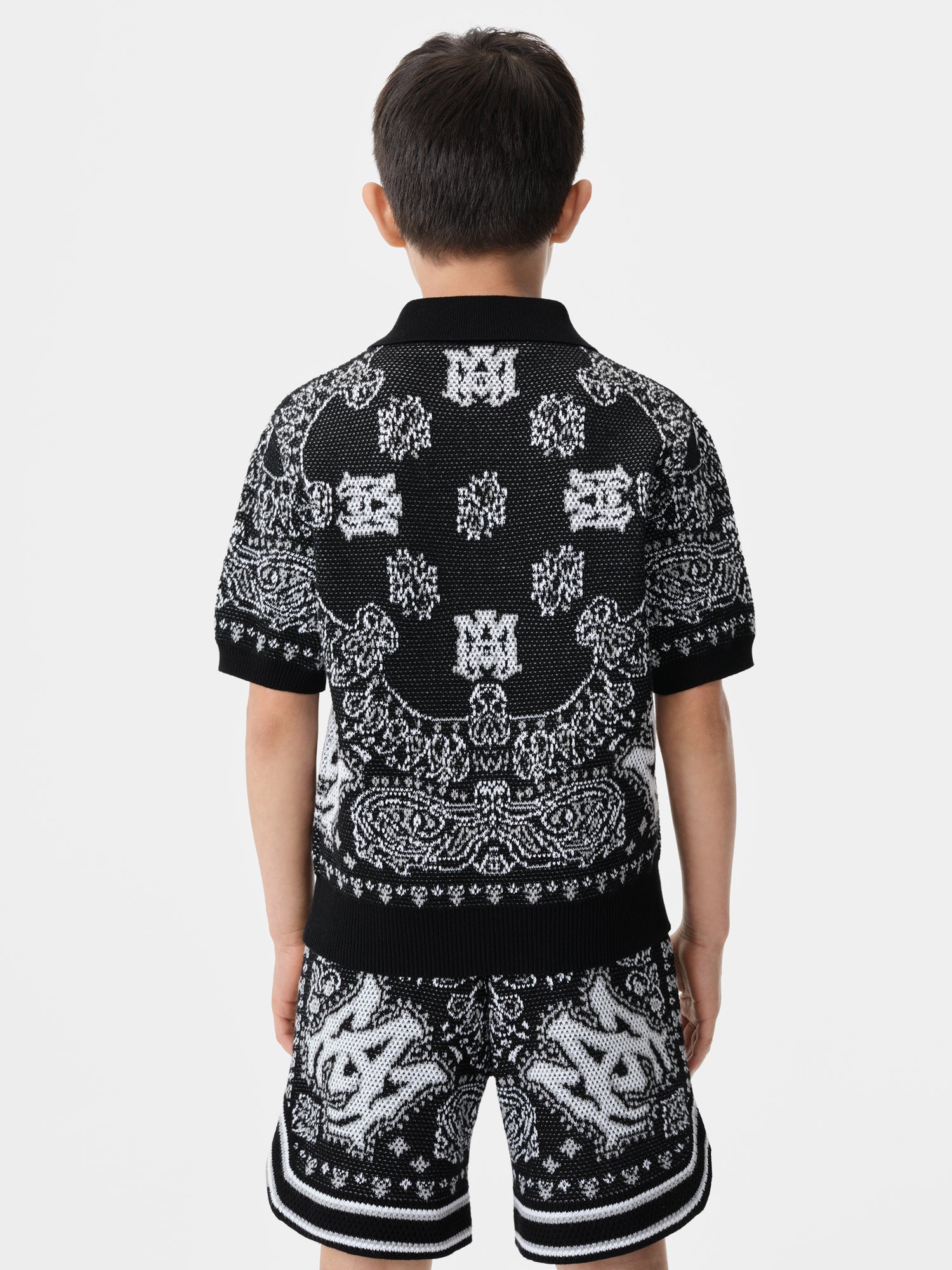 Bandana Polo - Black | Amiri Affordable