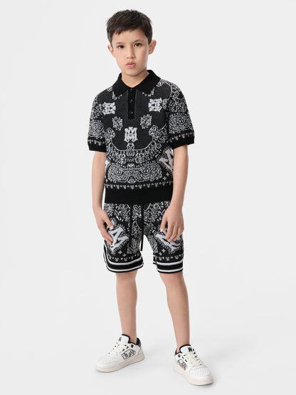 Bandana Short - Black | Amiri Great Deal