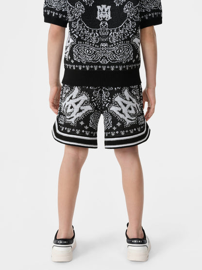 Bandana Short - Black | Amiri Great Deal