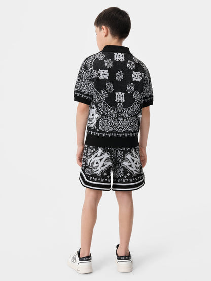 Bandana Short - Black | Amiri Great Deal