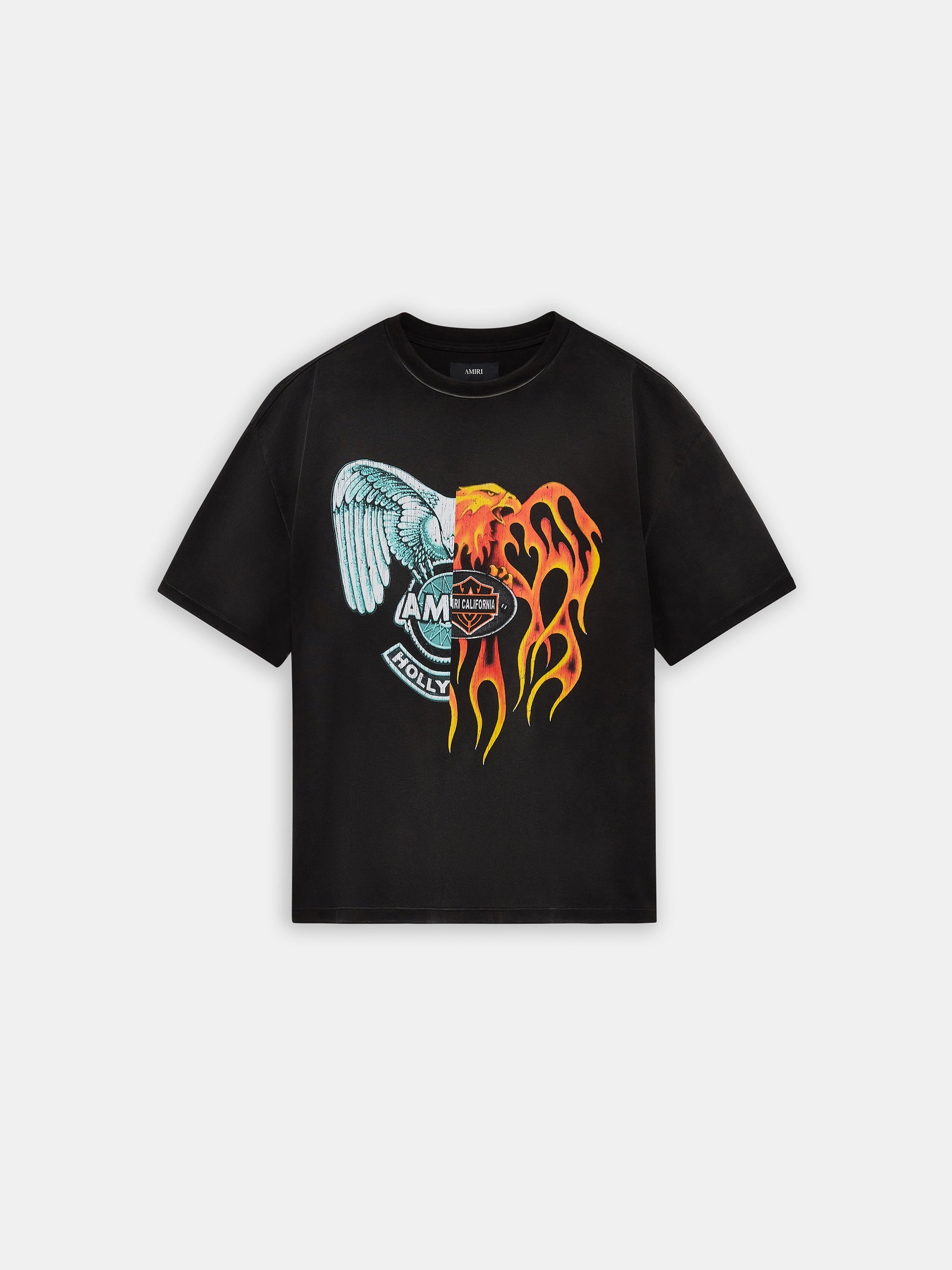 Spliced Oversized Tee - Black | Amiri Sale