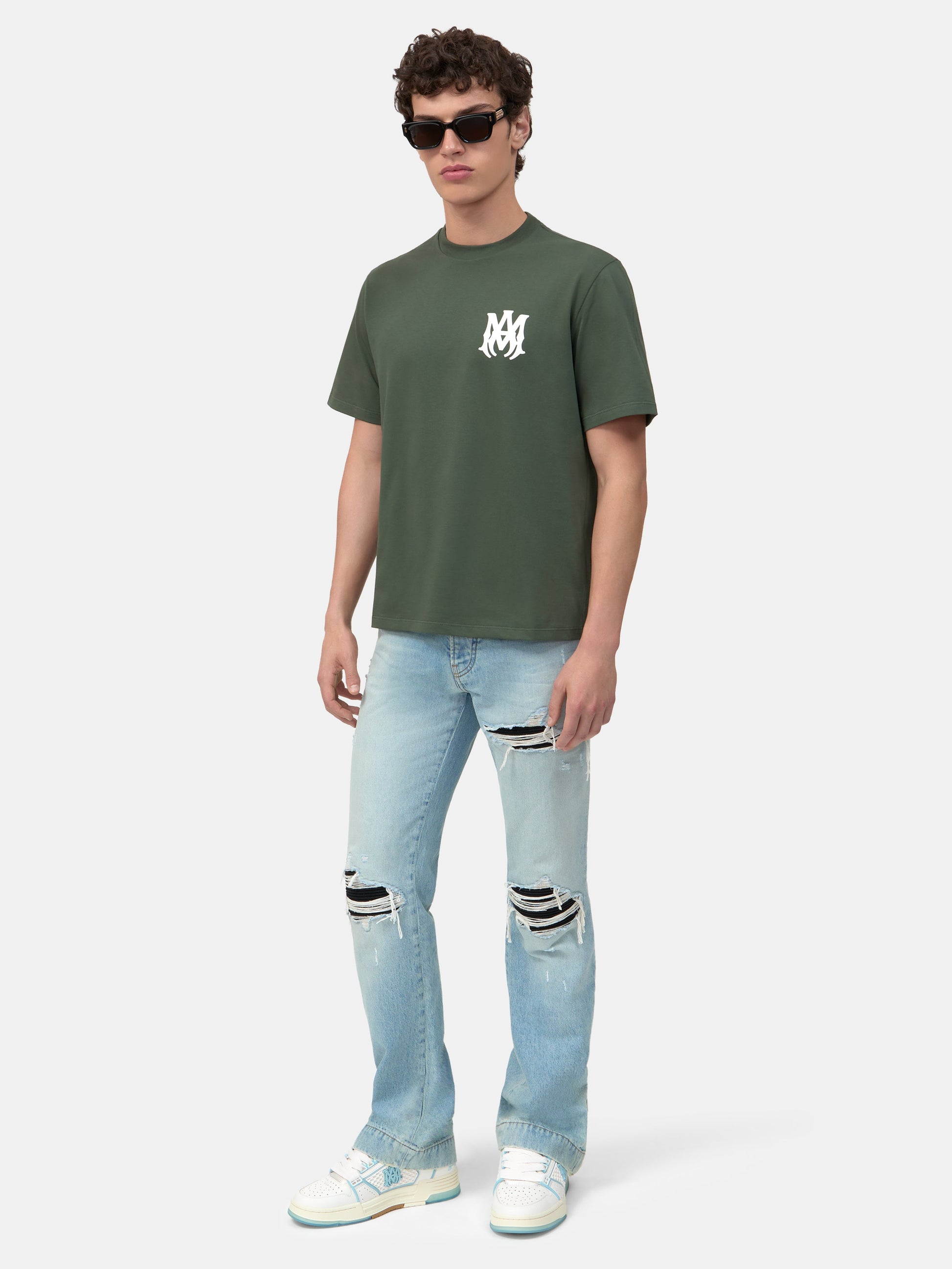 Mx1 Straight Flare Jean - Mist Indigo | Amiri Online