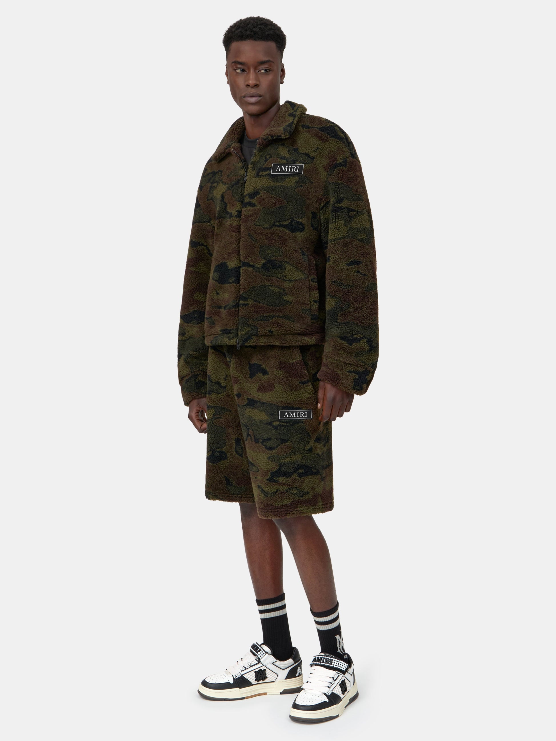 Camo Fleece Blouson - Camo | Amiri Value