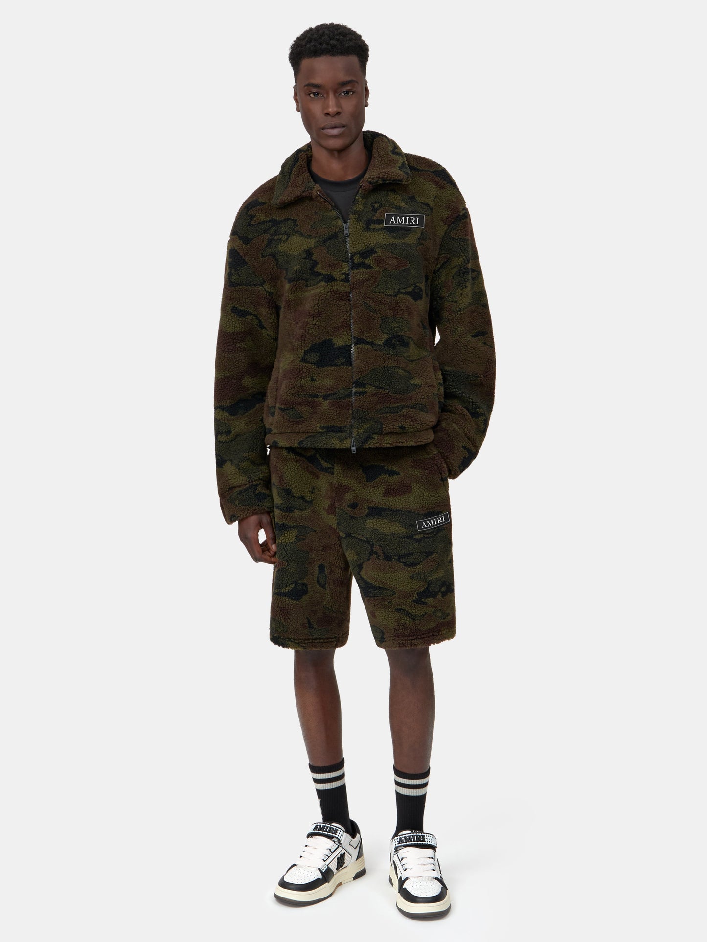Camo Fleece Blouson - Camo | Amiri Value