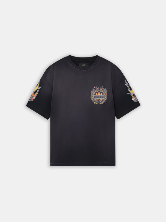 Ma Flames Oversized Tee - Black | Amiri Budget Friendly