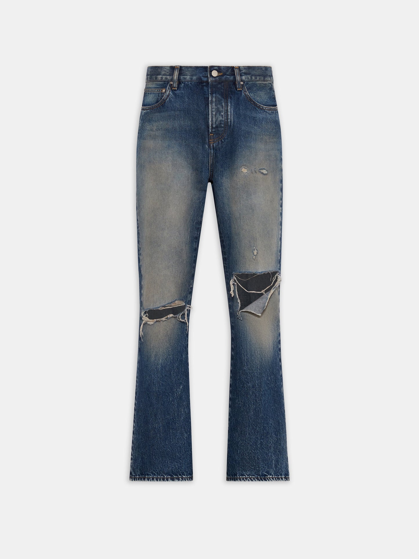 Slashed Boot Cut Jean - Denim Lapis | Amiri Great Deal
