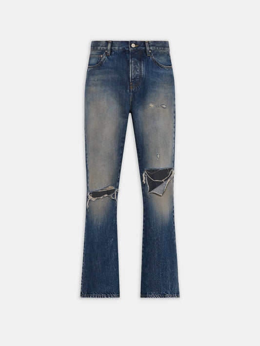 Slashed Boot Cut Jean - Denim Lapis | Amiri Great Deal