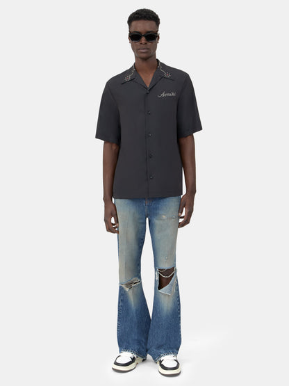 Slashed Boot Cut Jean - Denim Lapis | Amiri Great Deal