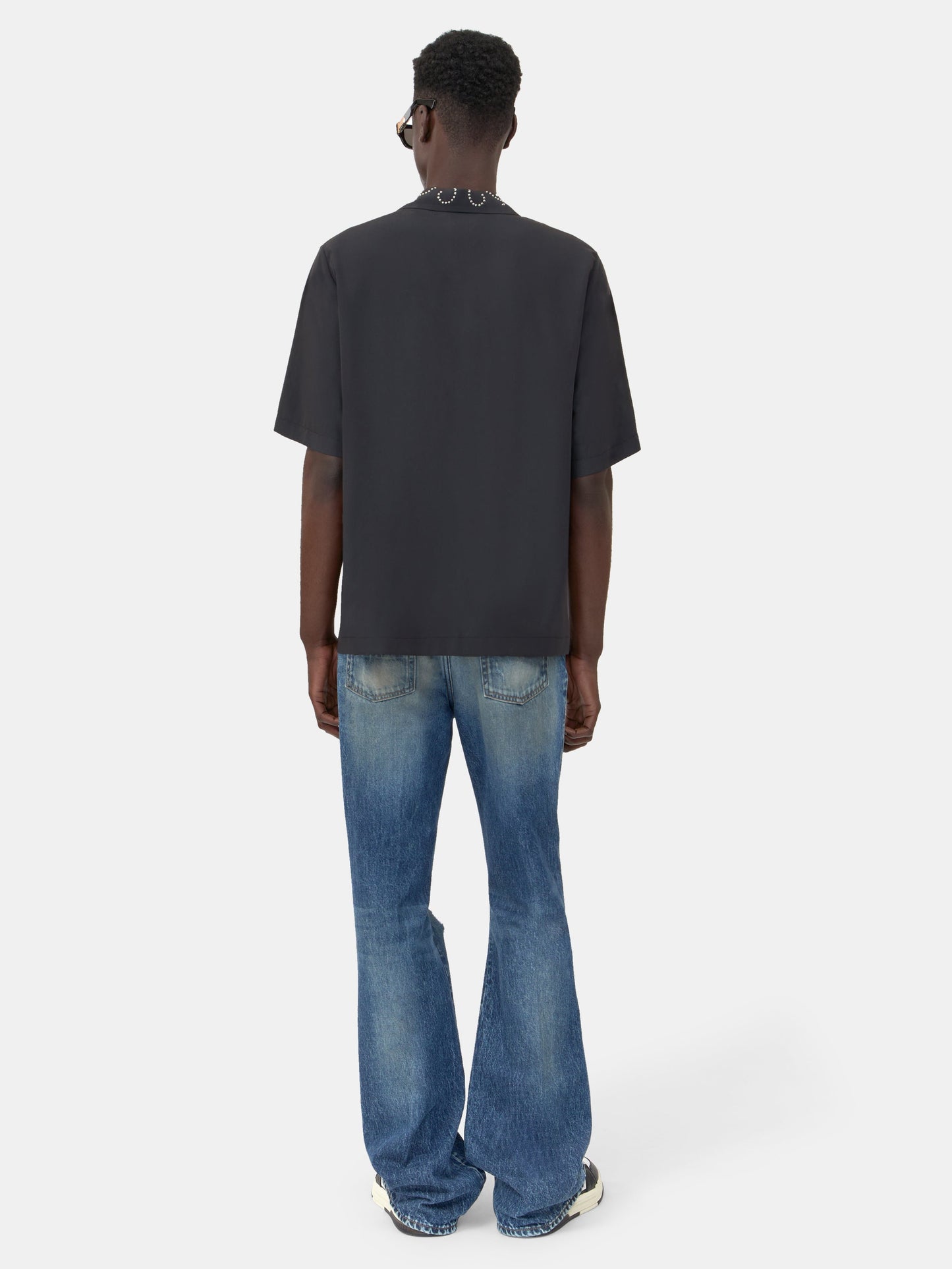 Slashed Boot Cut Jean - Denim Lapis | Amiri Great Deal