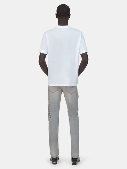 Amiri Snake Stud Slim Jean - Antique Indigo | Amiri Featured