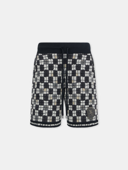 Chateau Crest Short - Black | Amiri Online