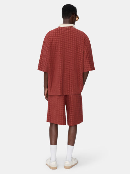 Ma Chateau Oversized Short - Terracotta | Amiri Great Deal