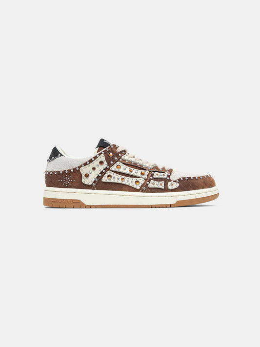 Stud Skel Top Low - Dark Brown | Amiri Online