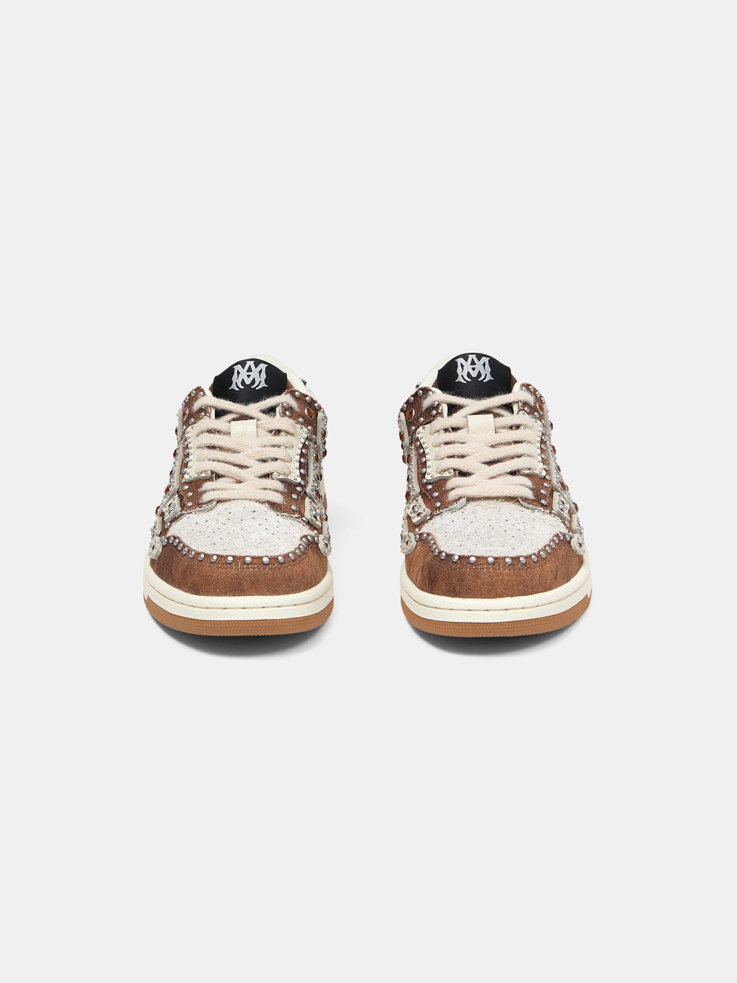 Stud Skel Top Low - Dark Brown | Amiri Online