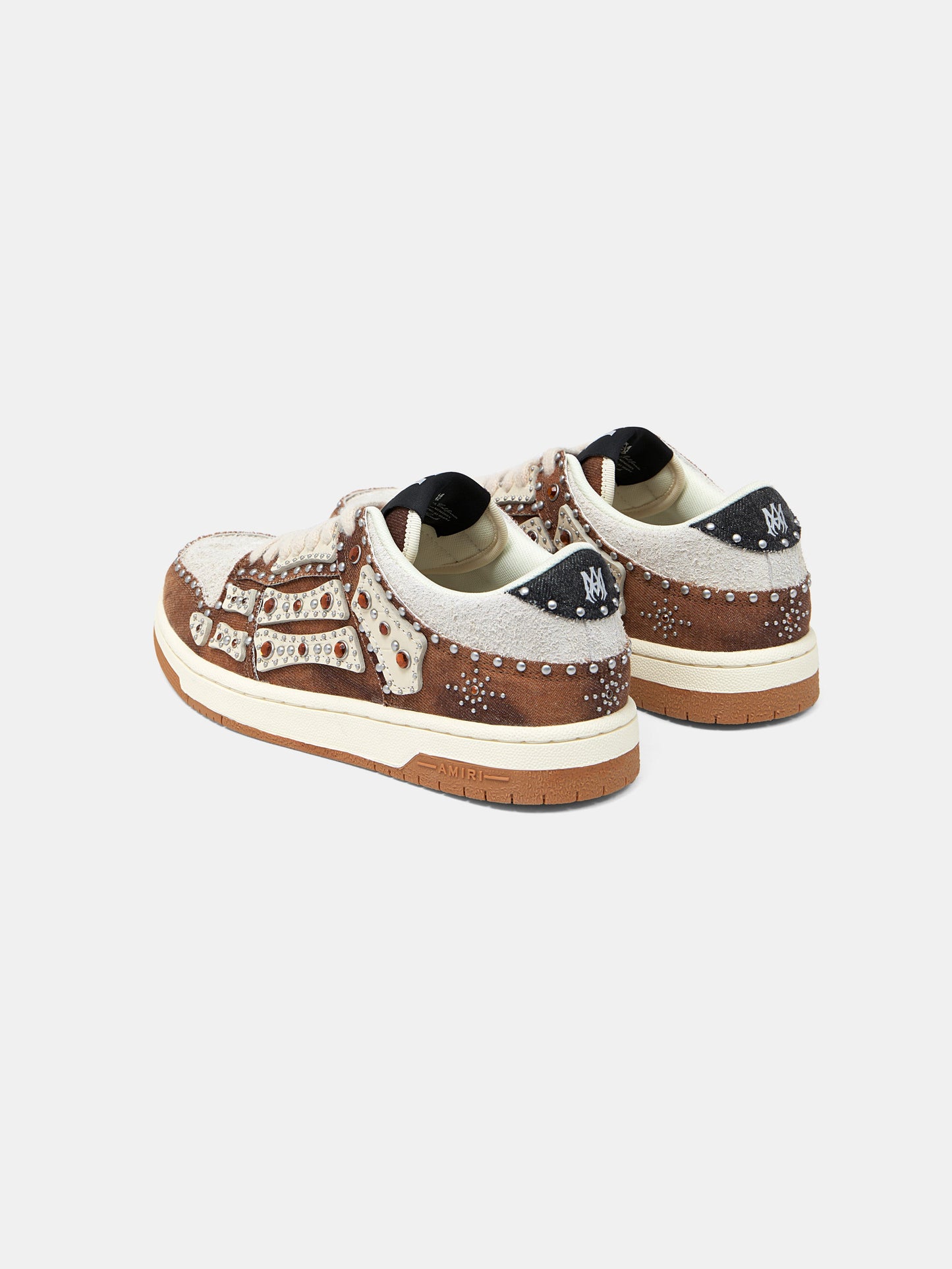Stud Skel Top Low - Dark Brown | Amiri Online