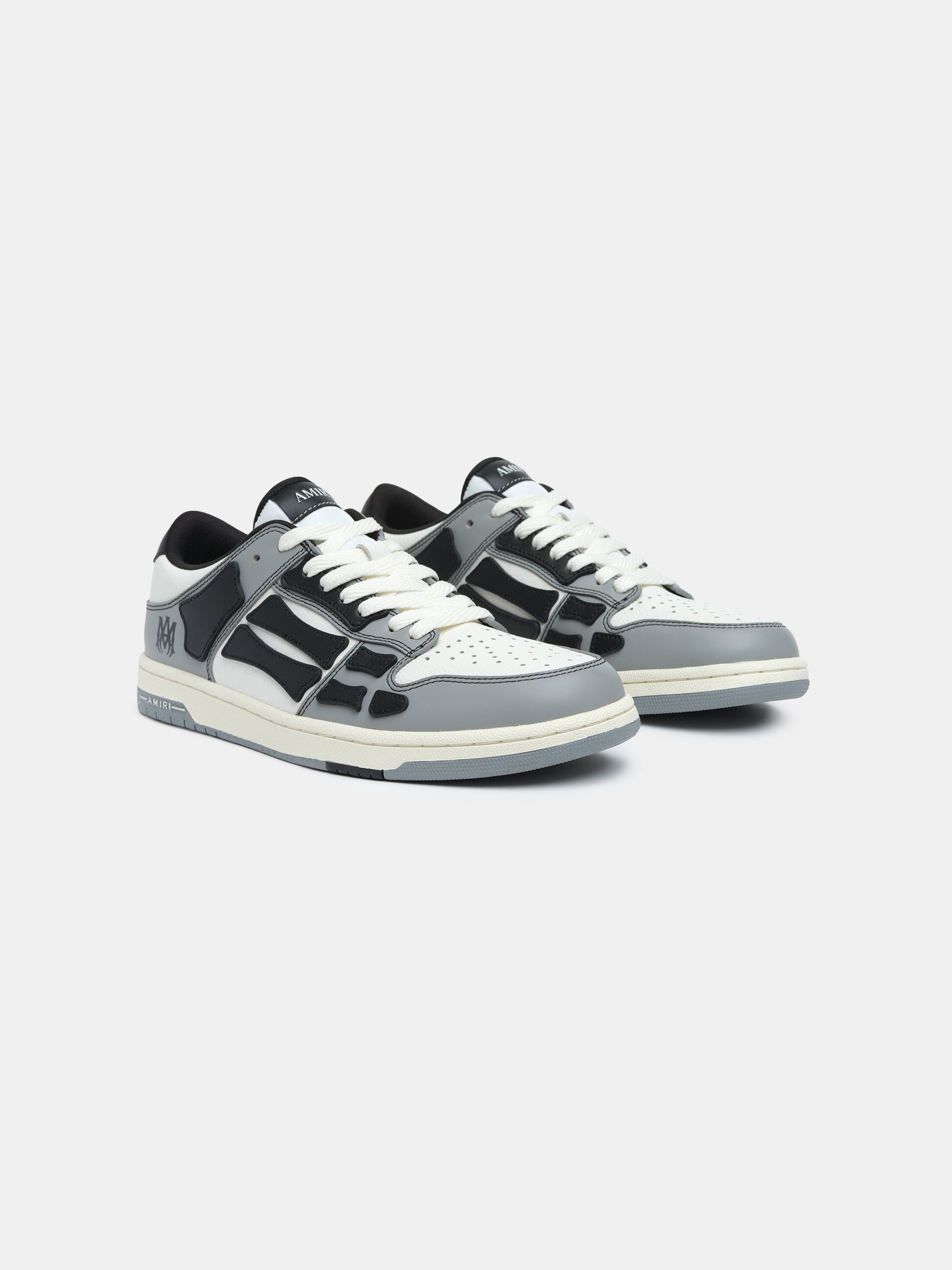 Varsity Skel-Top Low - Black | Amiri Value