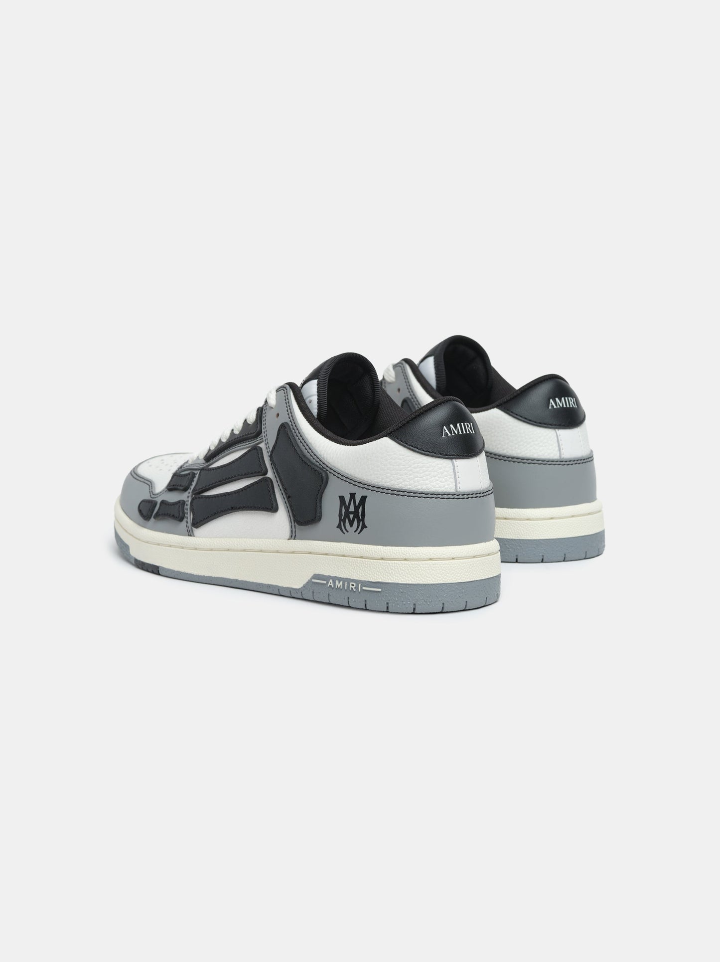Varsity Skel-Top Low - Black | Amiri Value