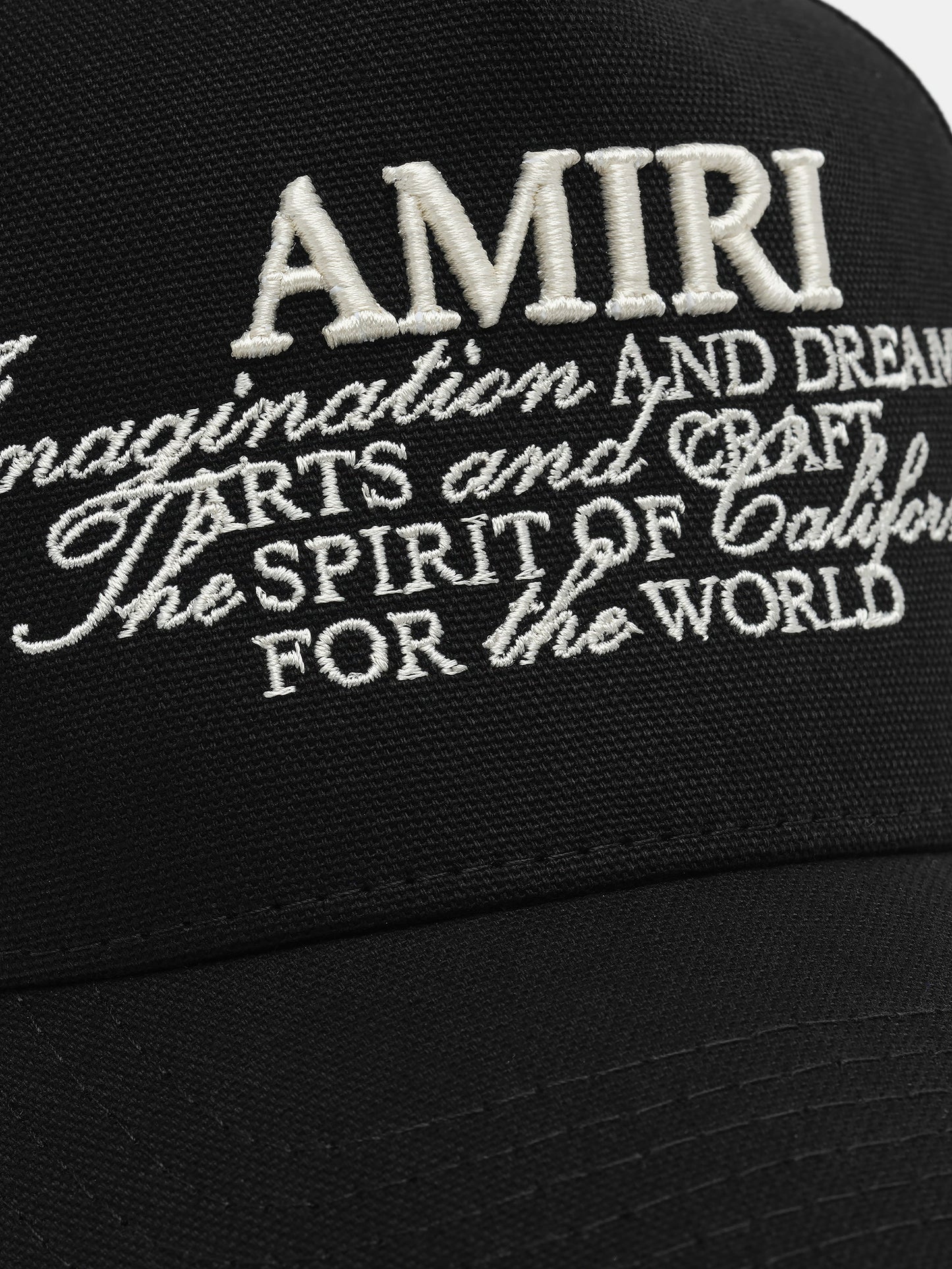 Amiri Spirit Hat - Black | Amiri Affordable
