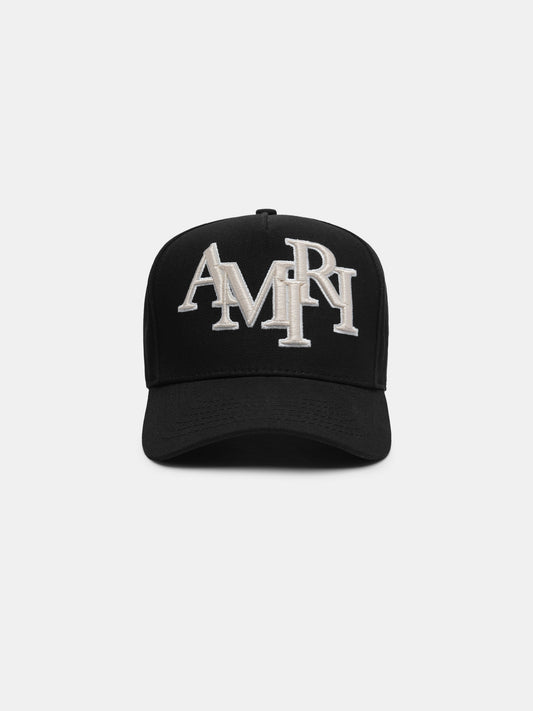 Staggered Amiri Canvas Hat - Black | Amiri Special Offer