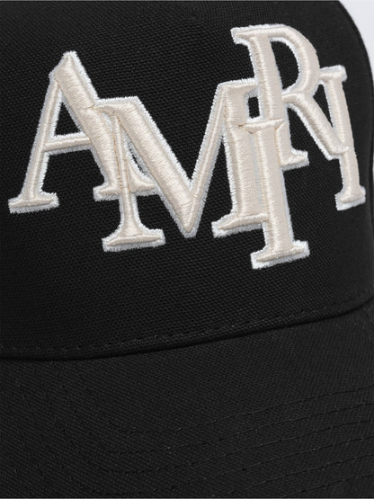 Staggered Amiri Canvas Hat - Black | Amiri Special Offer