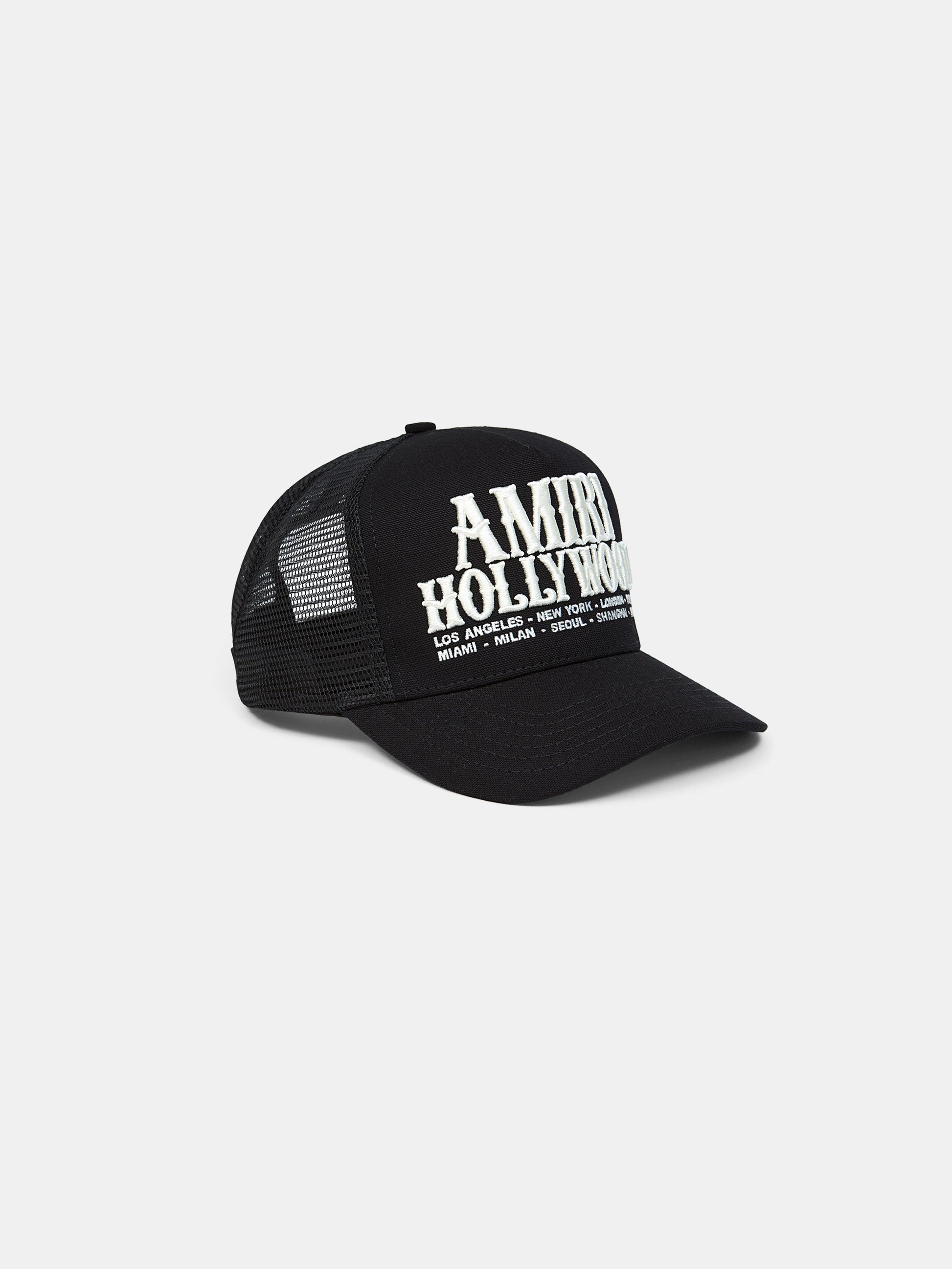 Amiri Hollywood Trucker Hat - Black | Amiri Popular Choice
