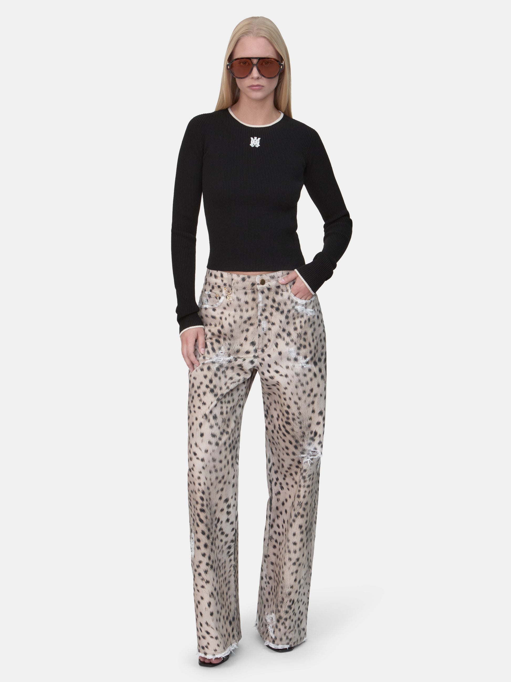 Deer Carpenter Jean - Dark Brown | Amiri Online