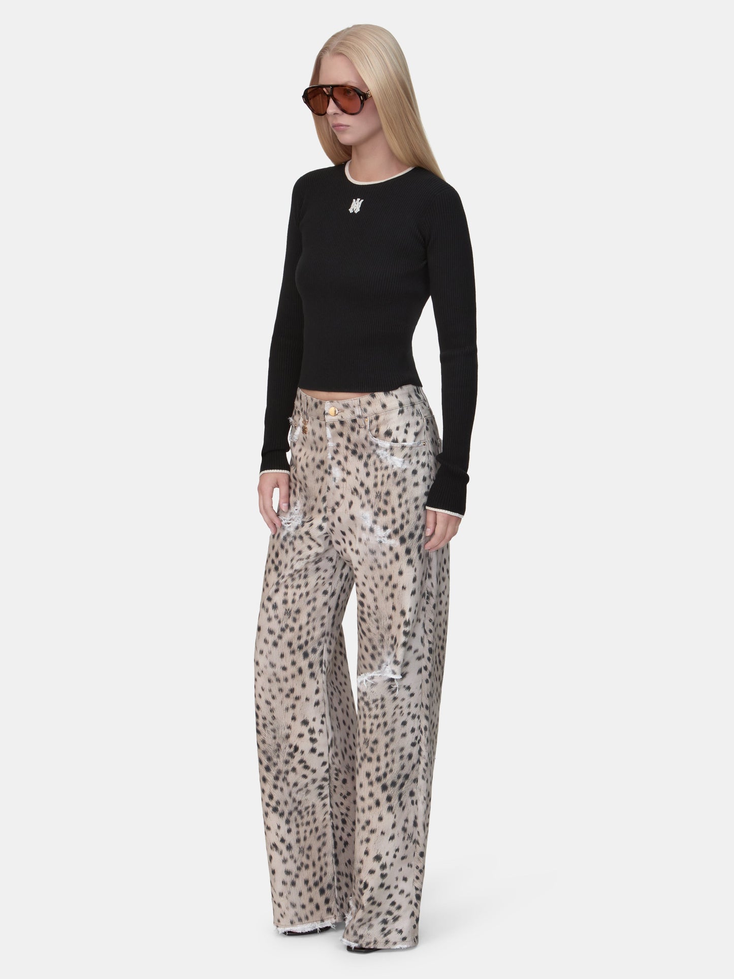 Deer Carpenter Jean - Dark Brown | Amiri Online