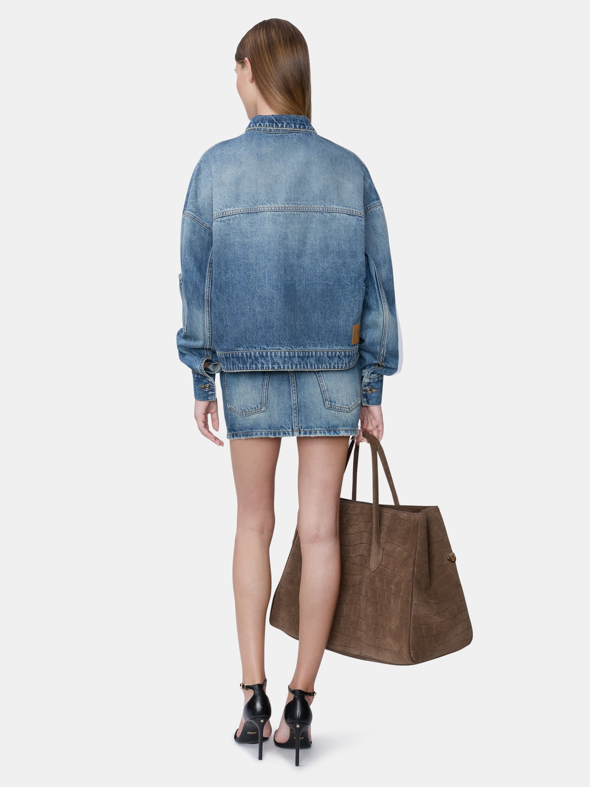 Denim Carpenter Mini Skirt - Classic Antique Indigo | Amiri Affordable